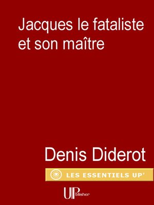 cover image of Jacques le Fataliste et son maitre